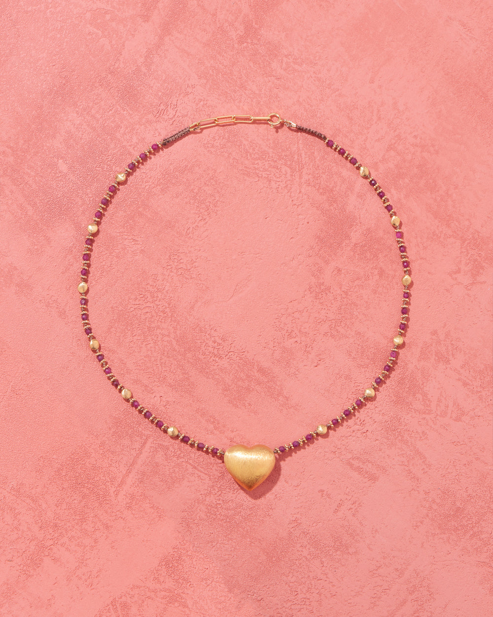 Collier Bigdil Rubis Rose