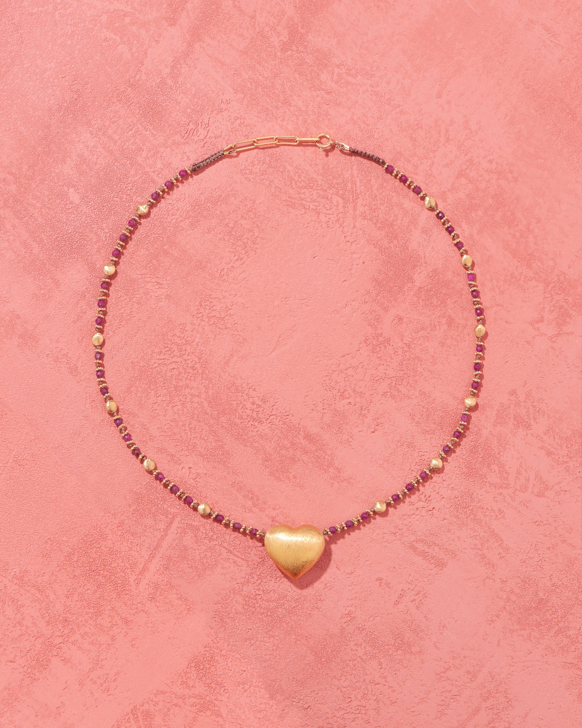 Collier Bigdil Rubis Rose