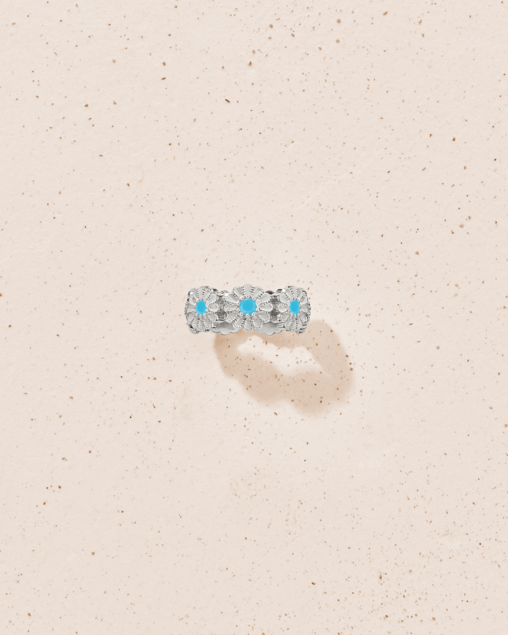 Bague Saï - 7 Turquoise Argent - TITYARAVY