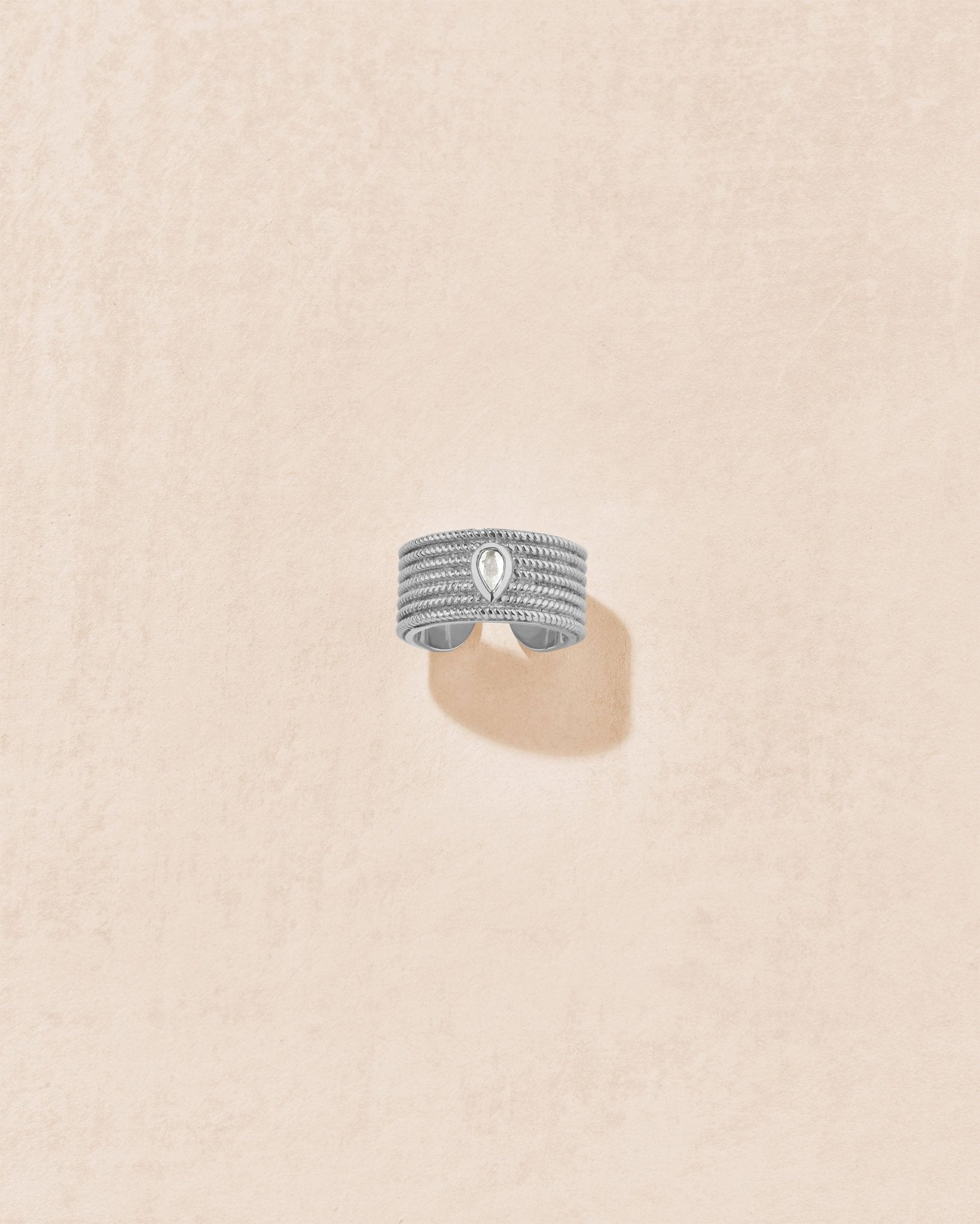 Bague Sriphala Topaze Blanche - TITYARAVY