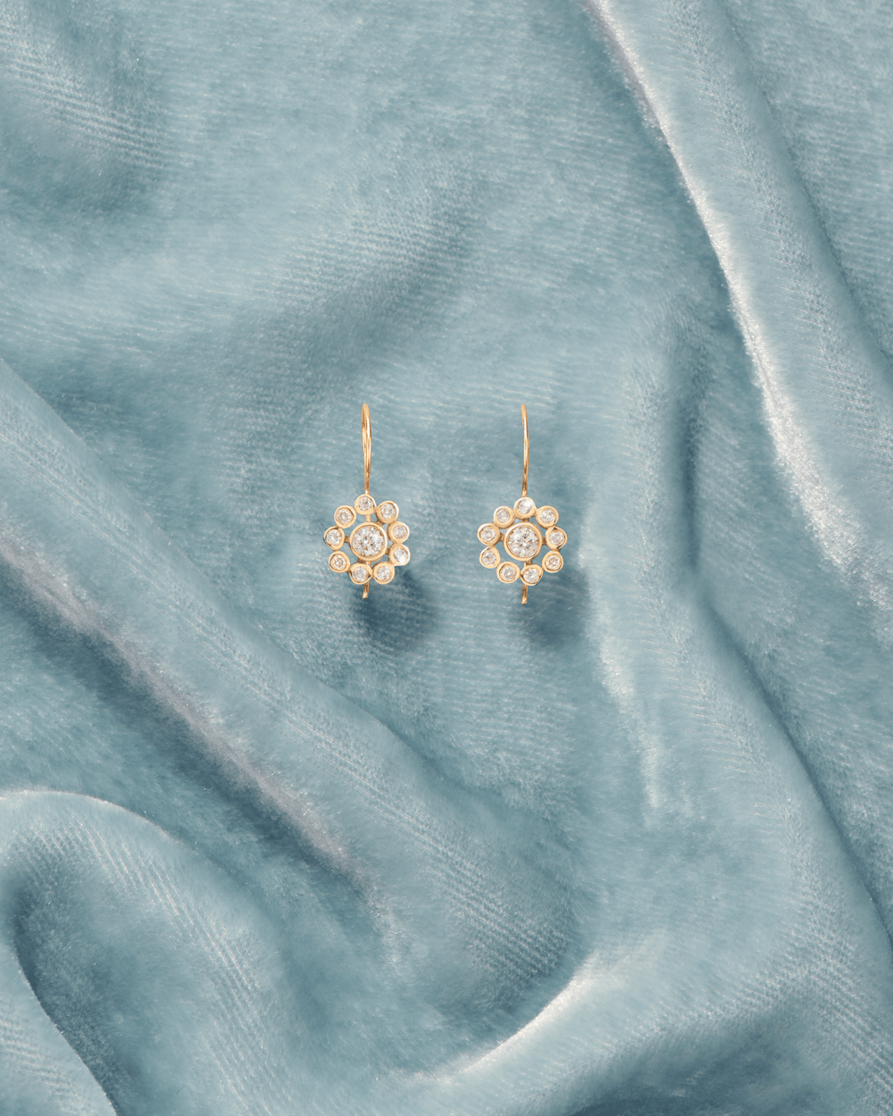 Boucles d'oreilles dormeuses Bopha Diamants - TITYARAVY