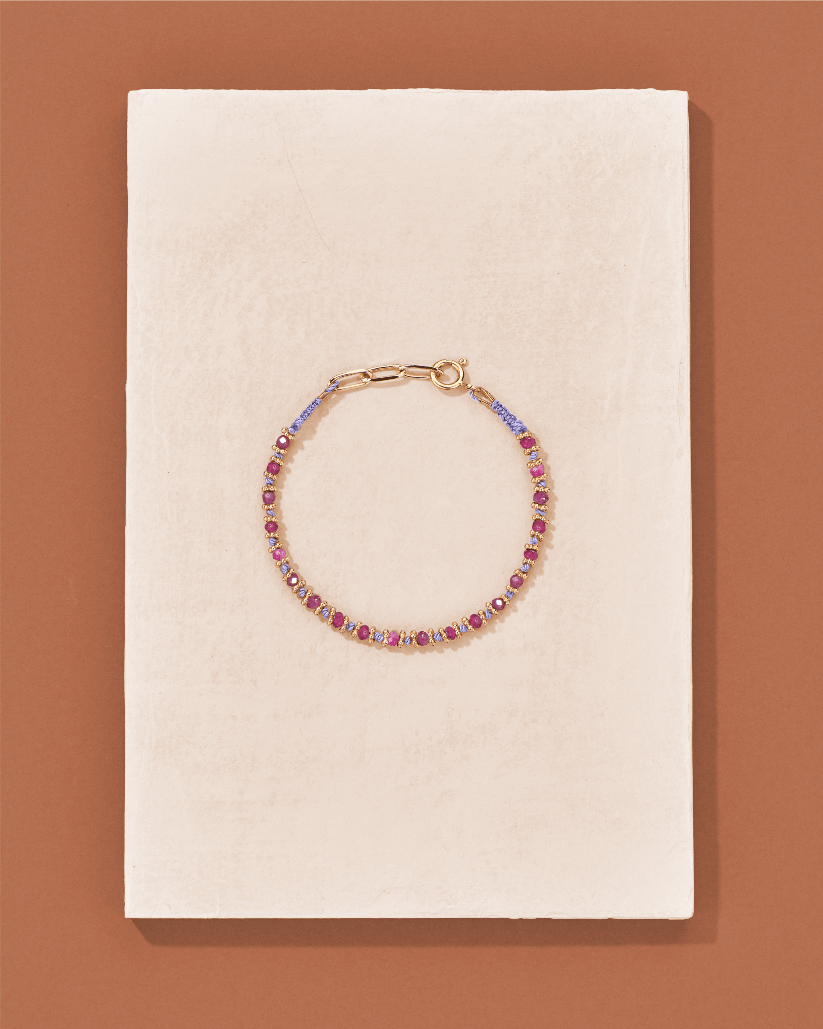 Bracelet Kamala Rubis Rose - TITYARAVY