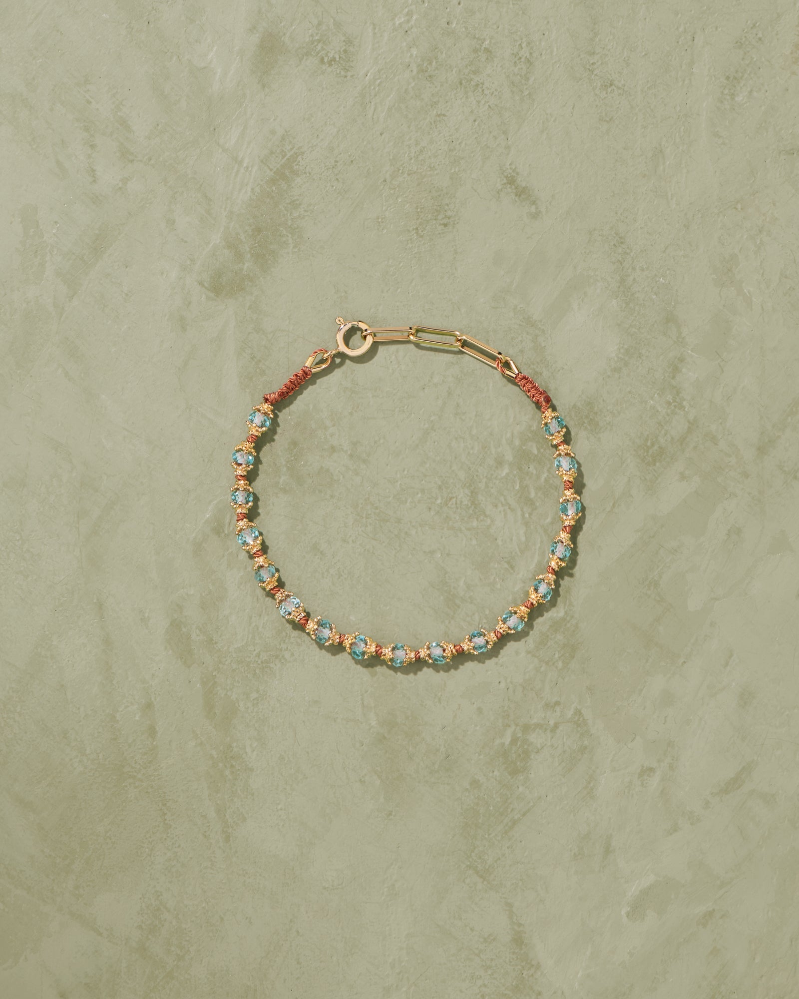 Bracelet Kamilah Aigue Marine - TITYARAVY