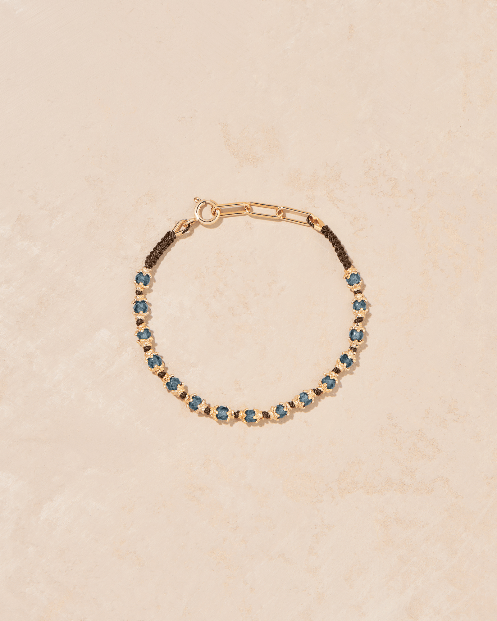 Bracelet Kamilah Aigue Marine Santa Maria - TITYARAVY