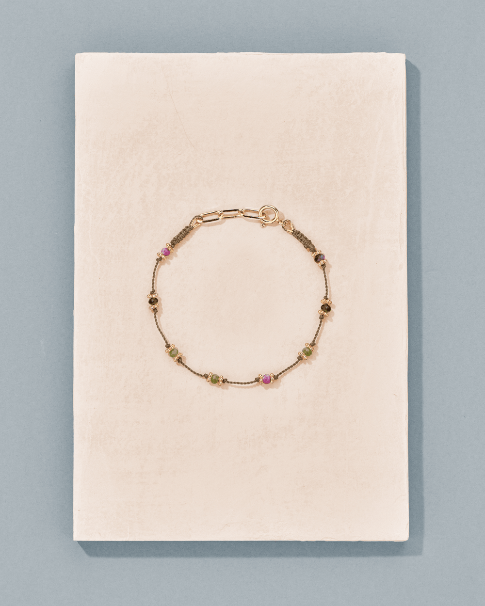 Bracelet Lotus beige zoïsite - TITYARAVY