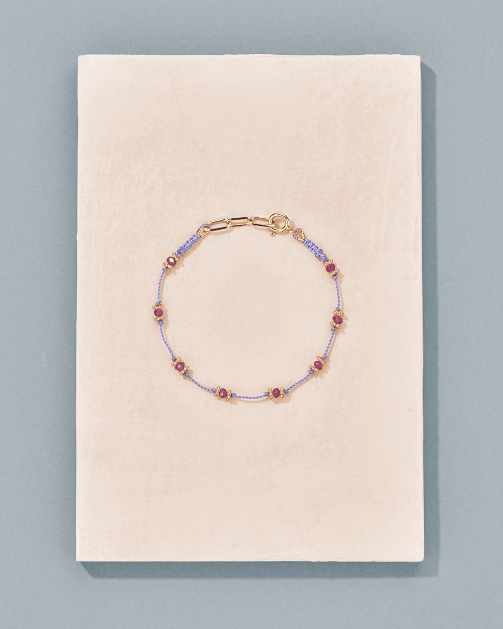 Bracelet Lotus Rubis Rose - TITYARAVY