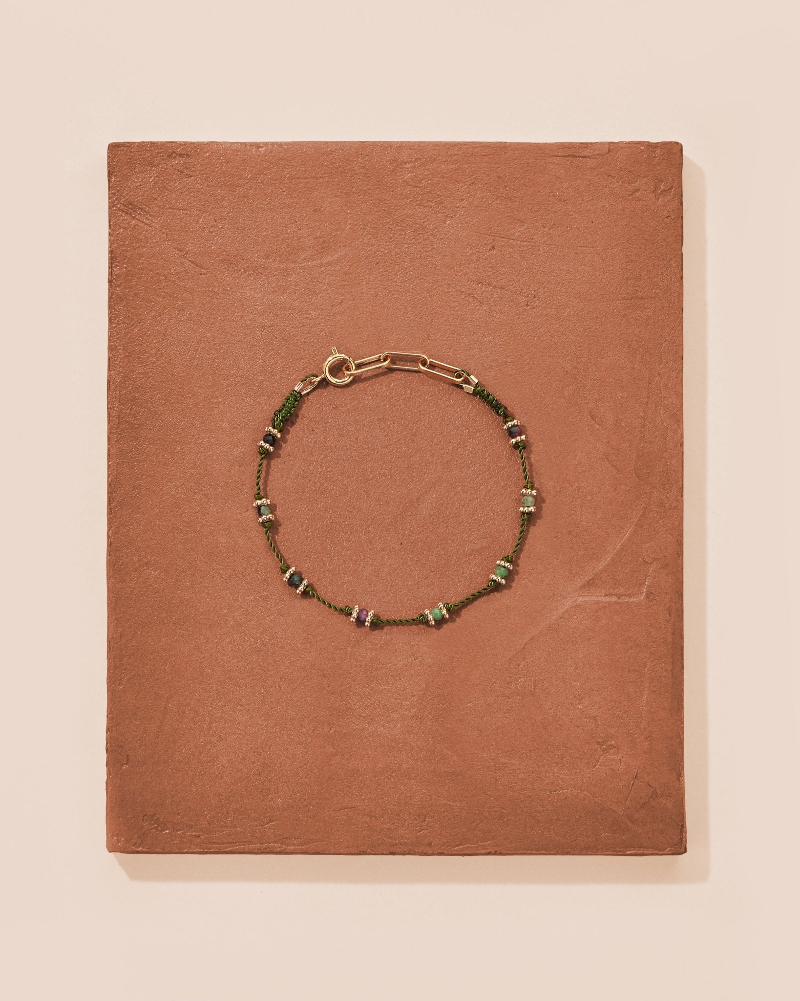 Bracelet Lotus Vert Zoïsite - TITYARAVY