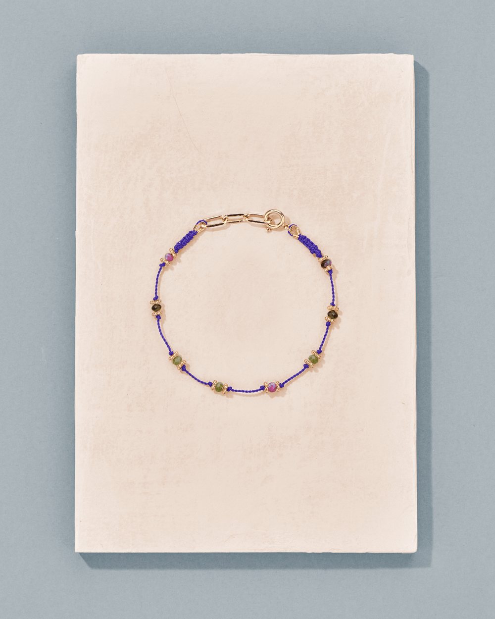Lotus purple zoïsite bracelet - TITYARAVY