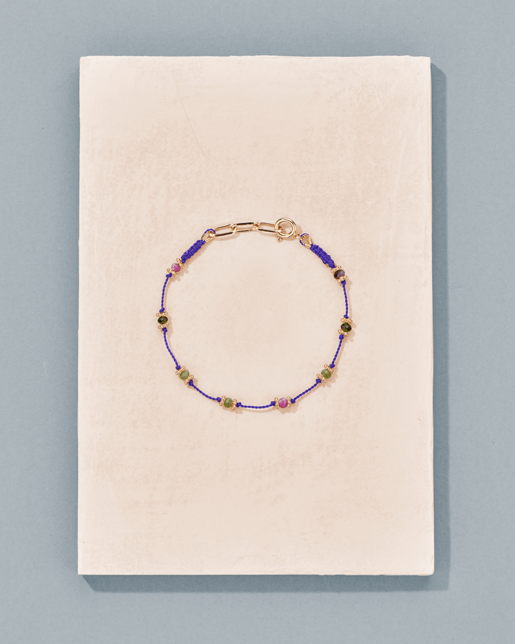 Lotus purple zoïsite bracelet - TITYARAVY