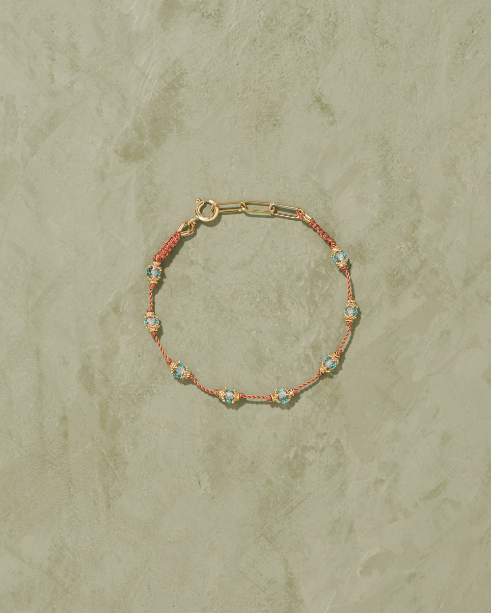 Bracelet Peony Aigue Marine - TITYARAVY