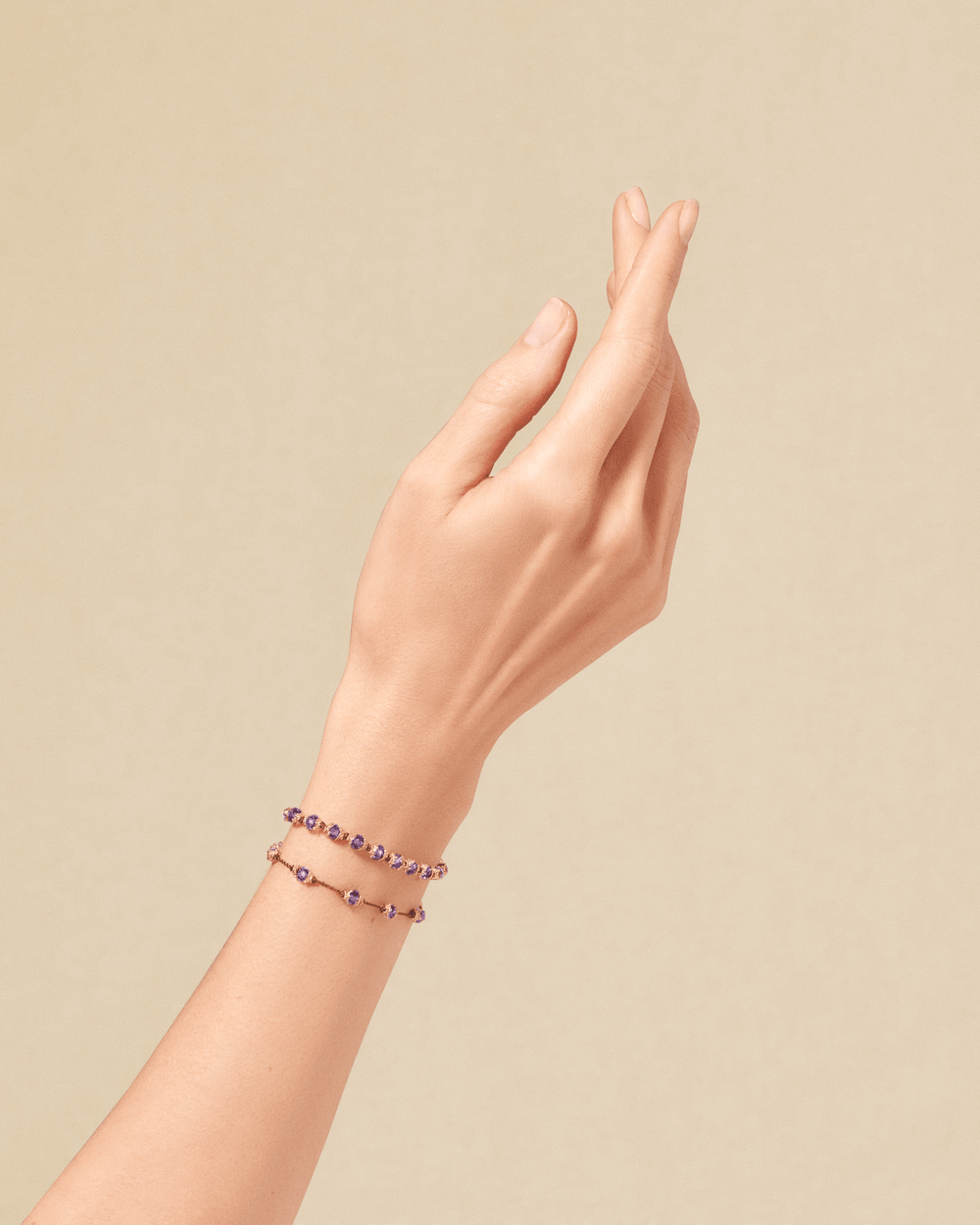 Bracelet Peony Améthyste - TITYARAVY