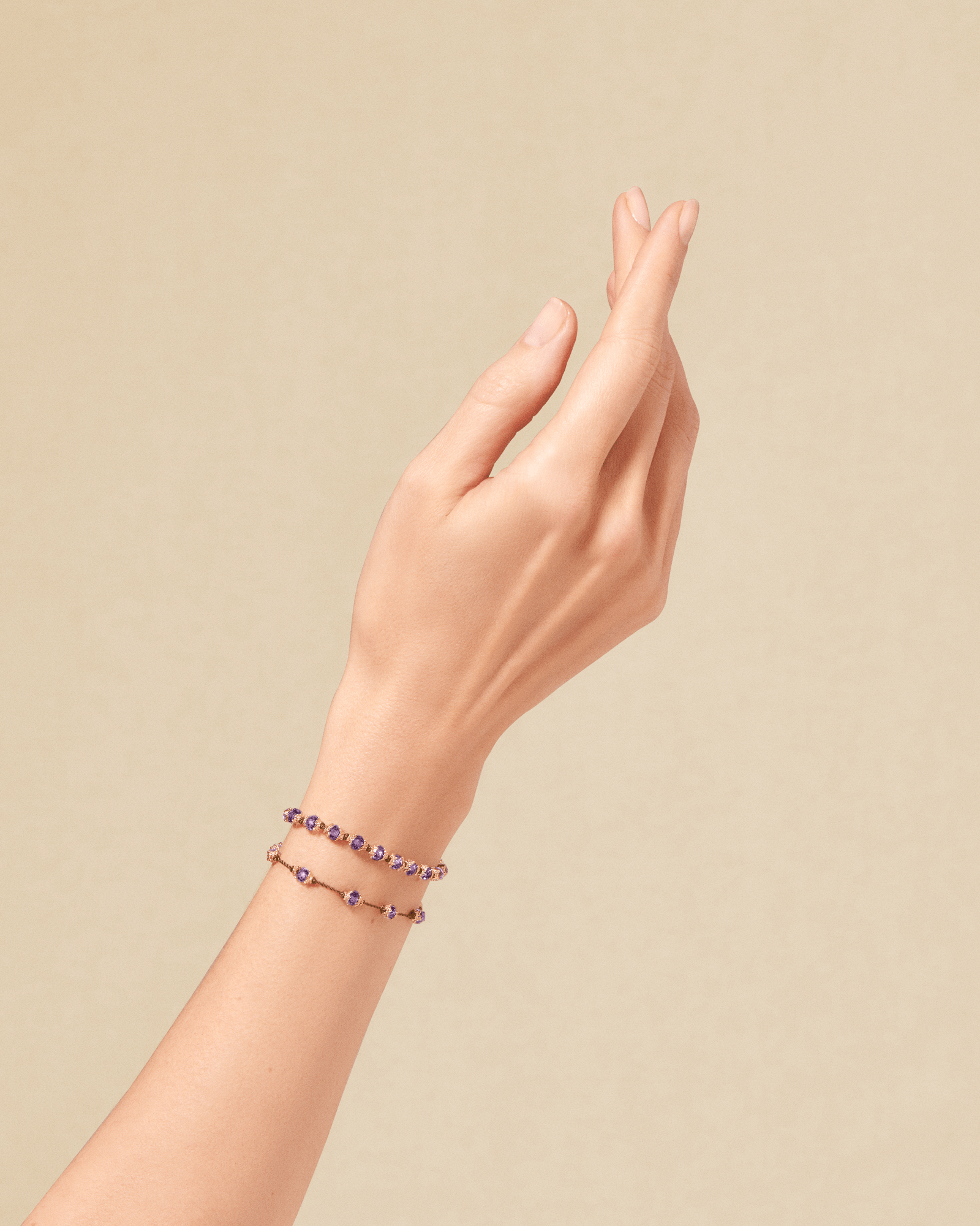 Bracelet Peony Améthyste - TITYARAVY