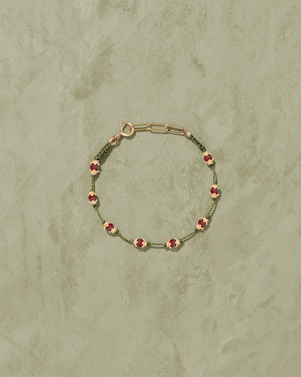 Bracelet Peony Grenat - TITYARAVY