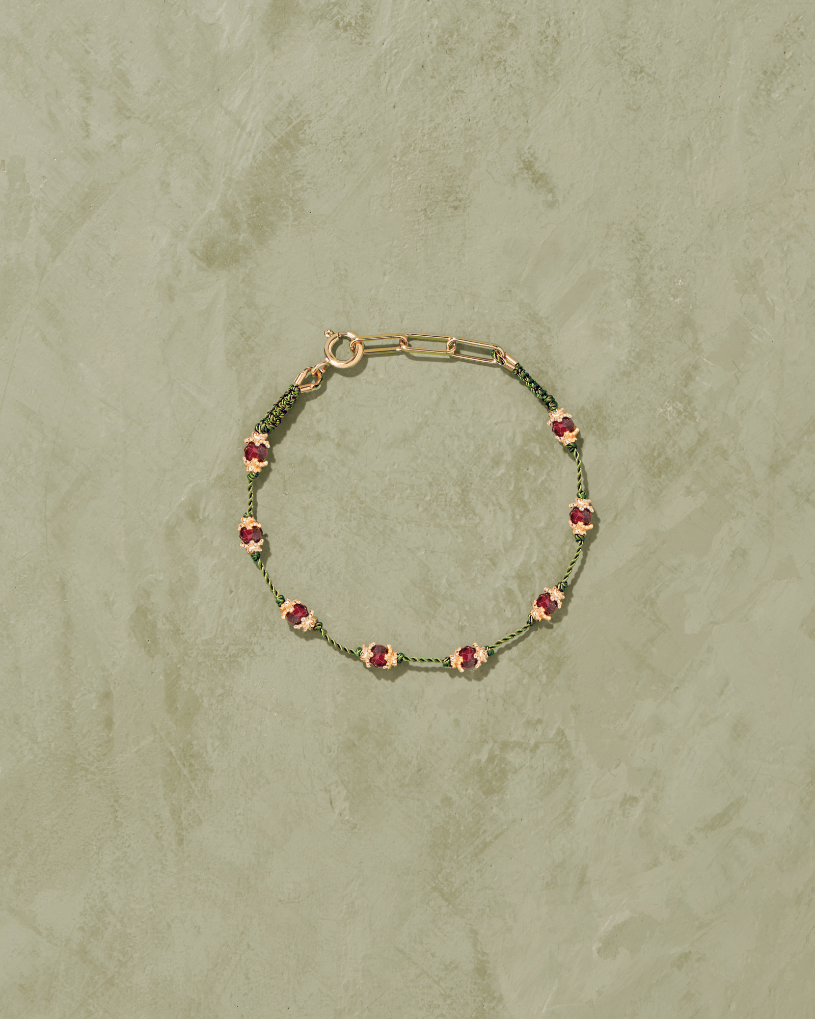Bracelet Peony Grenat - TITYARAVY
