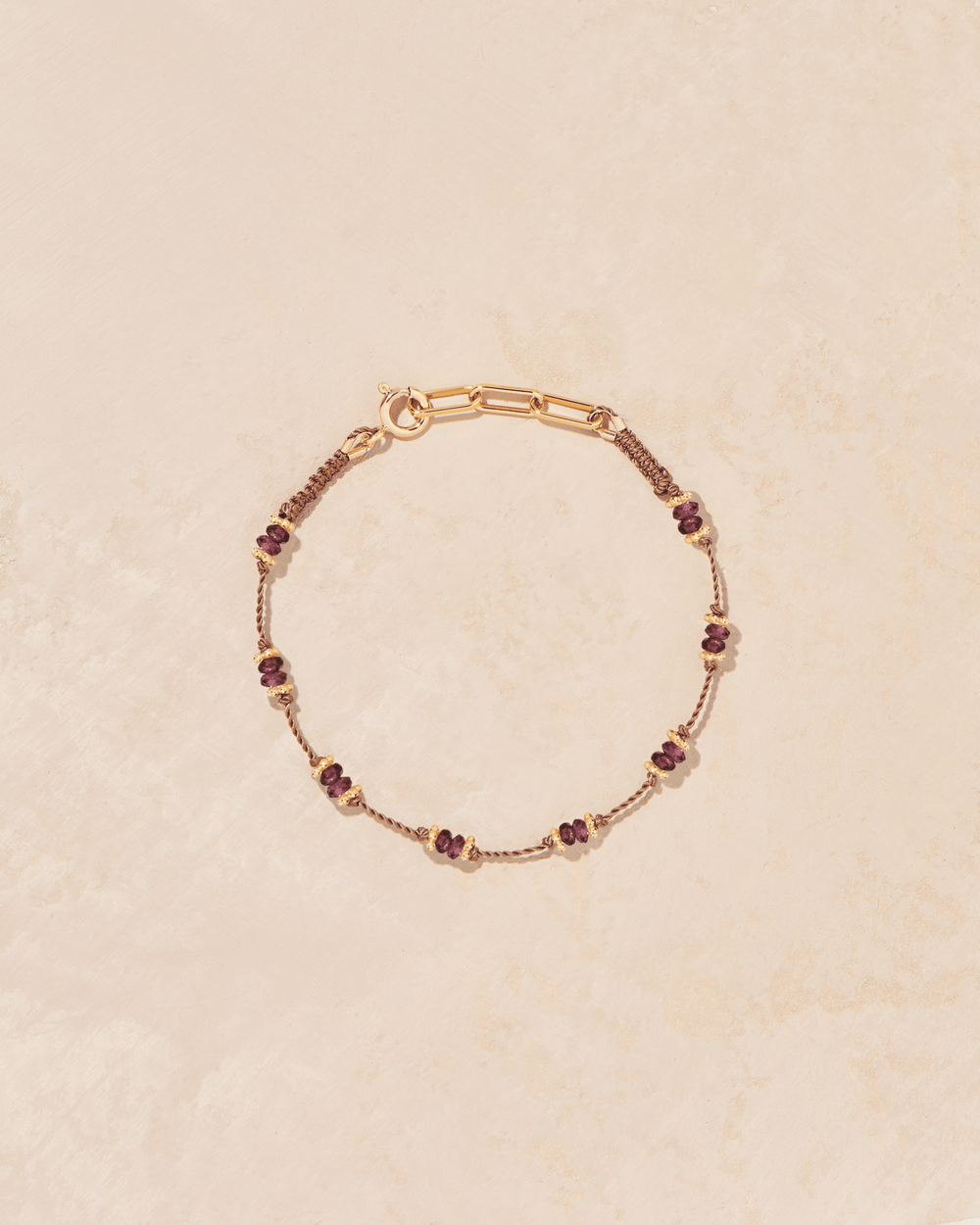 Bracelet Tiare Grenat Rhodolite - TITYARAVY