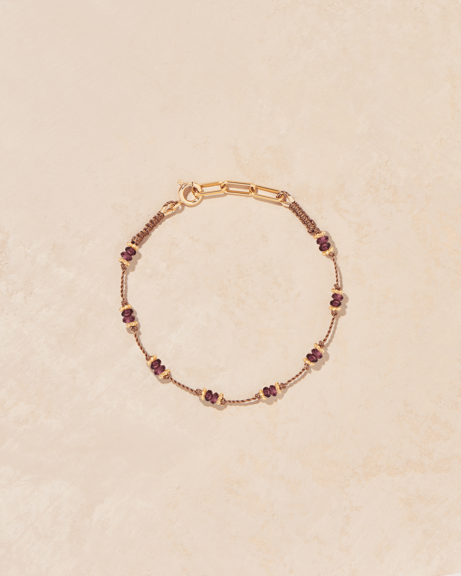 Bracelet Tiare Grenat Rhodolite - TITYARAVY