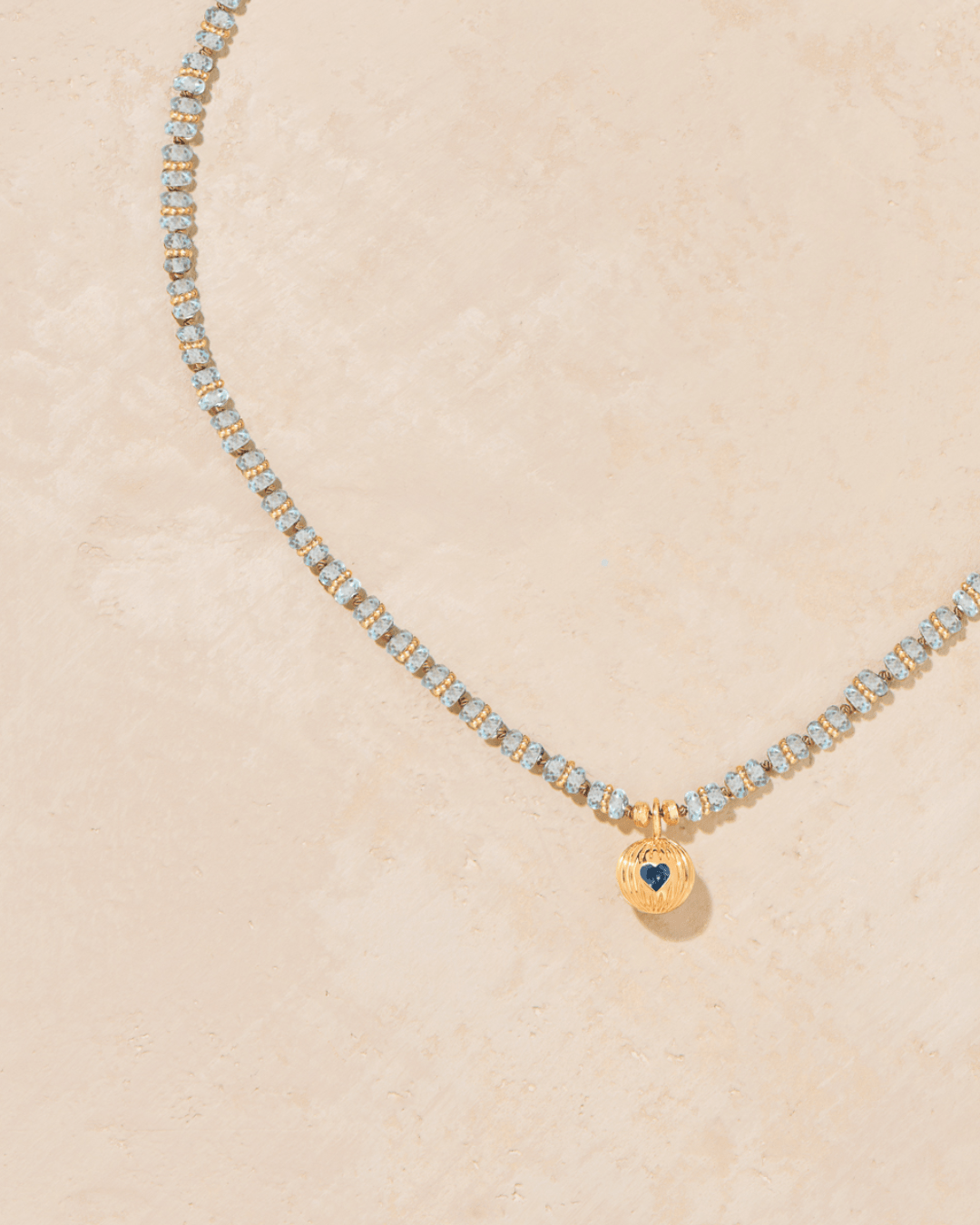 Collier Amara K Aigue Marine - TITYARAVY