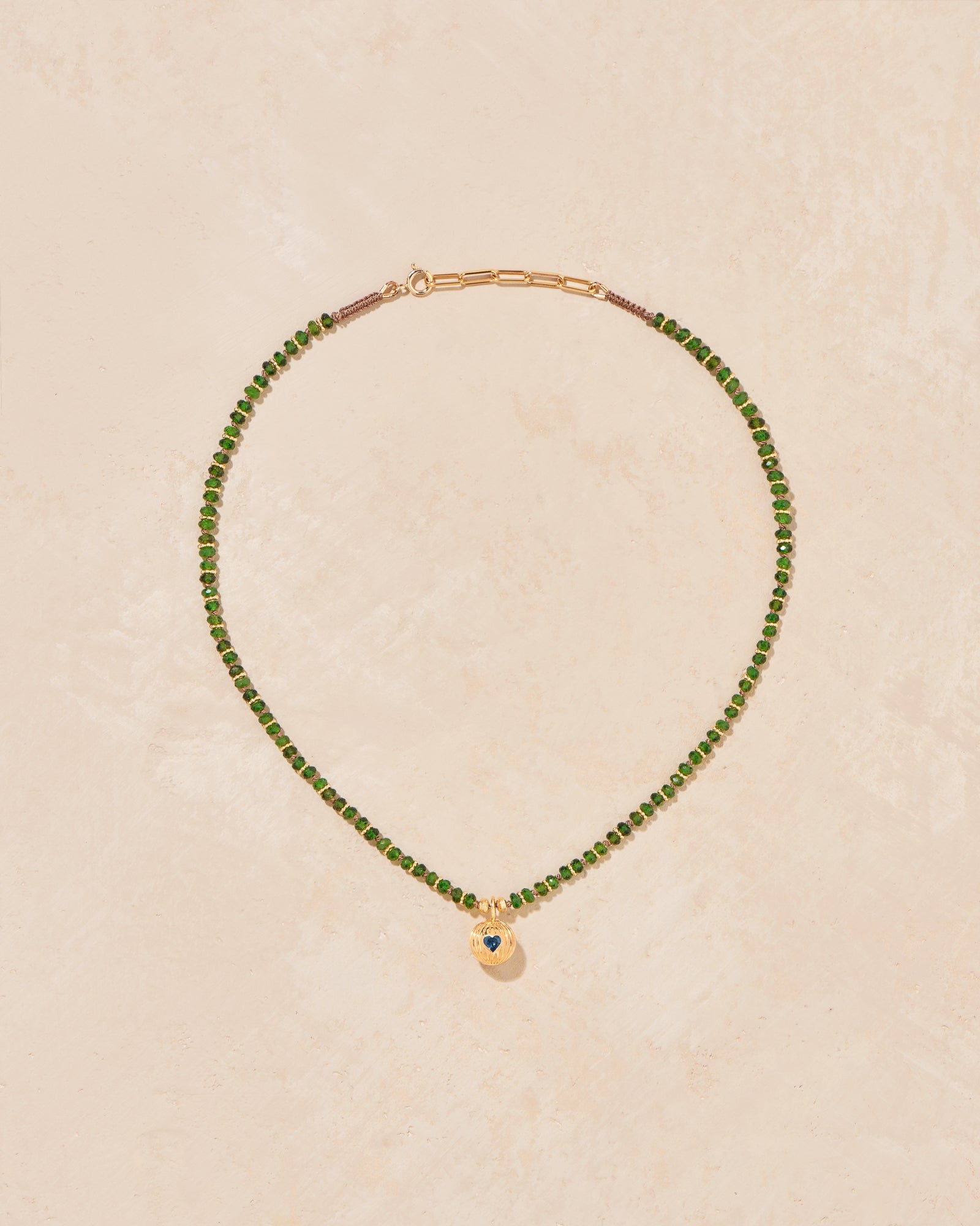 Collier Amara K Diopside - TITYARAVY