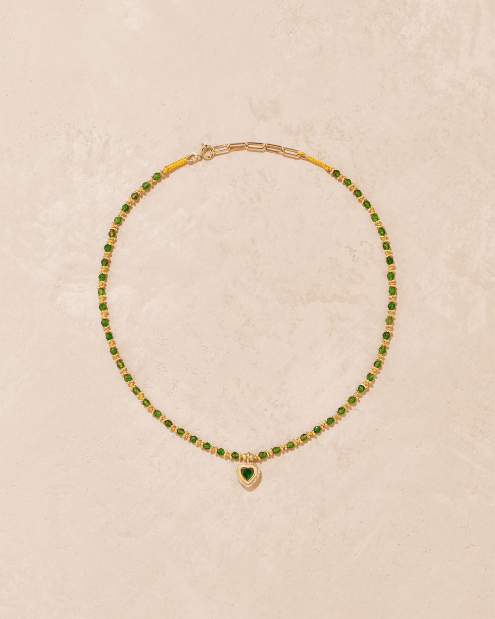 Necklace Gini K Diopside - TITYARAVY