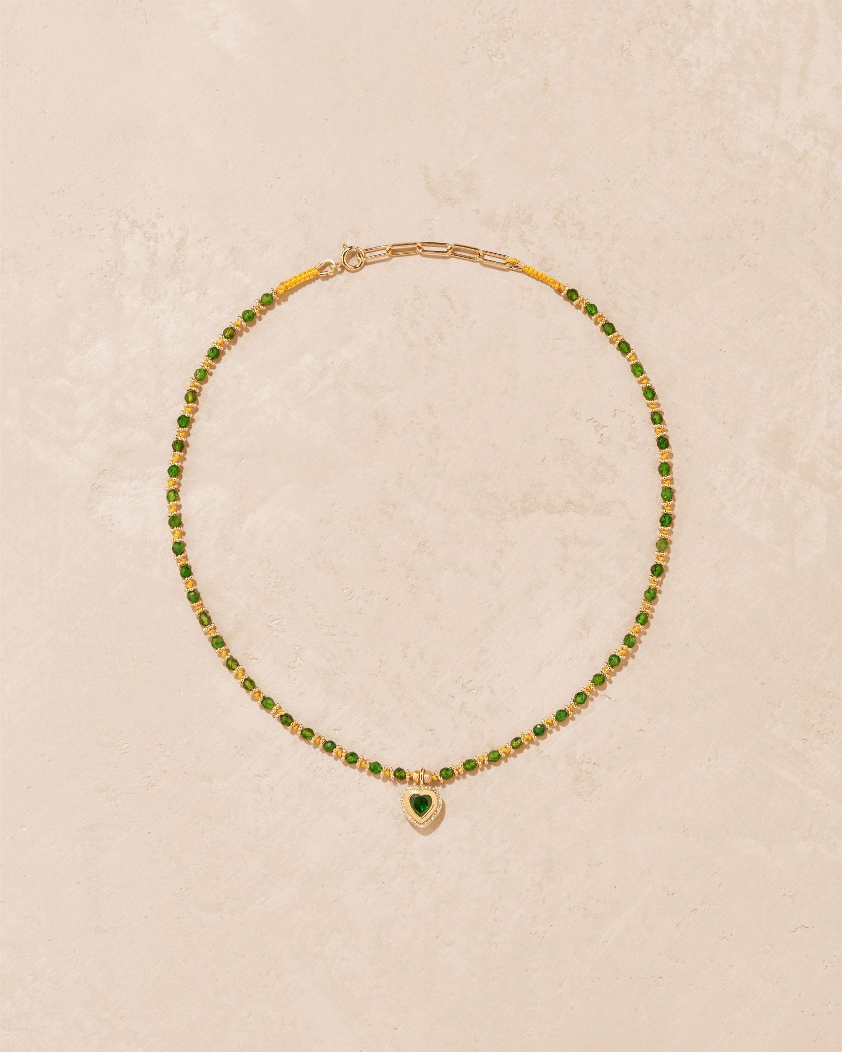 Collier Gini K Diopside - TITYARAVY