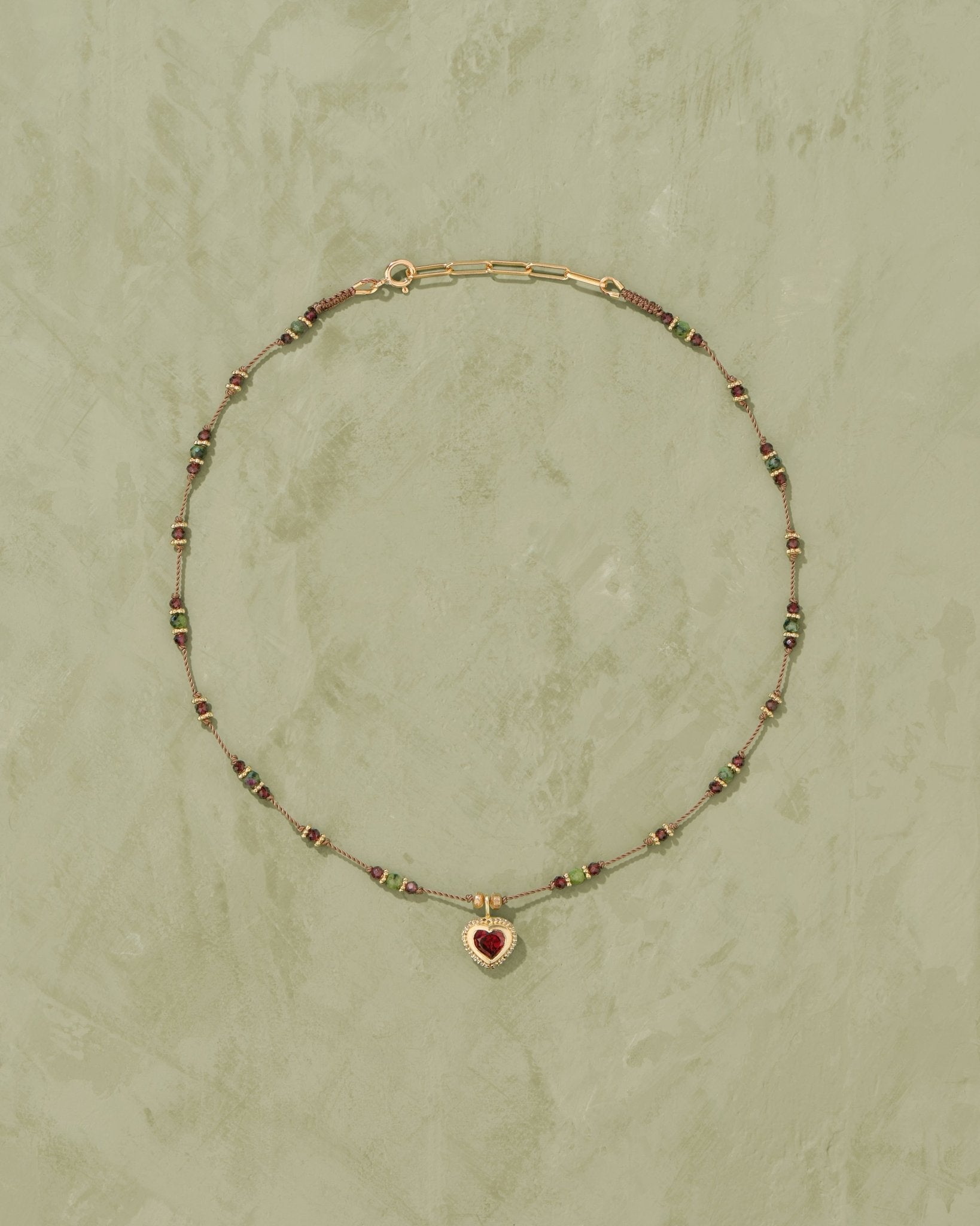 Collier Gini P Zoïsites - TITYARAVY