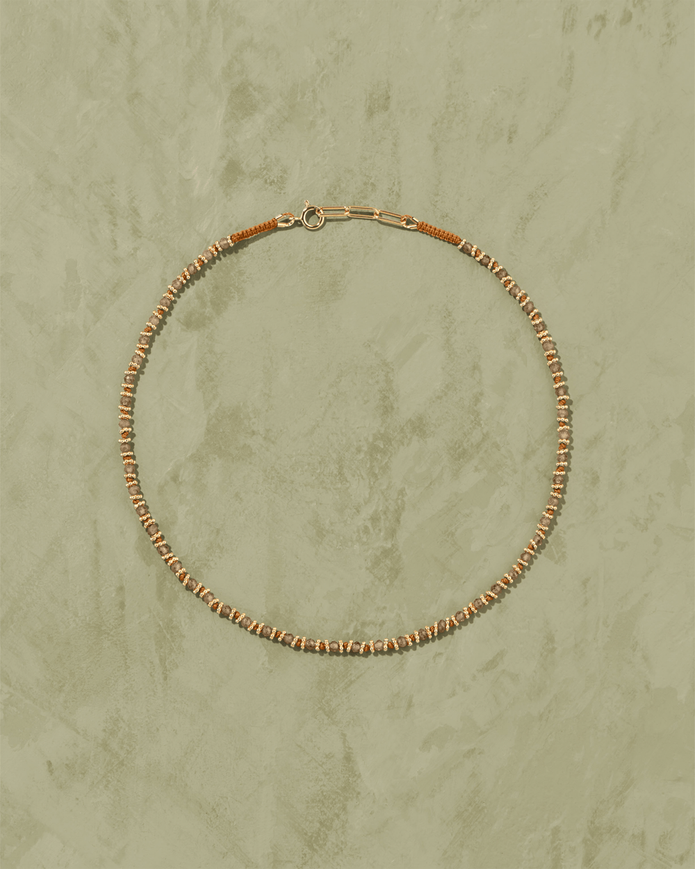 Collier Kamala orange quartz fumé - TITYARAVY