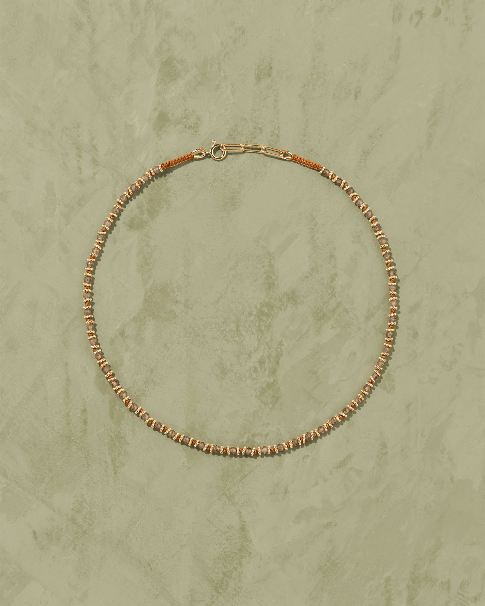 Collier Kamala orange quartz fumé - TITYARAVY