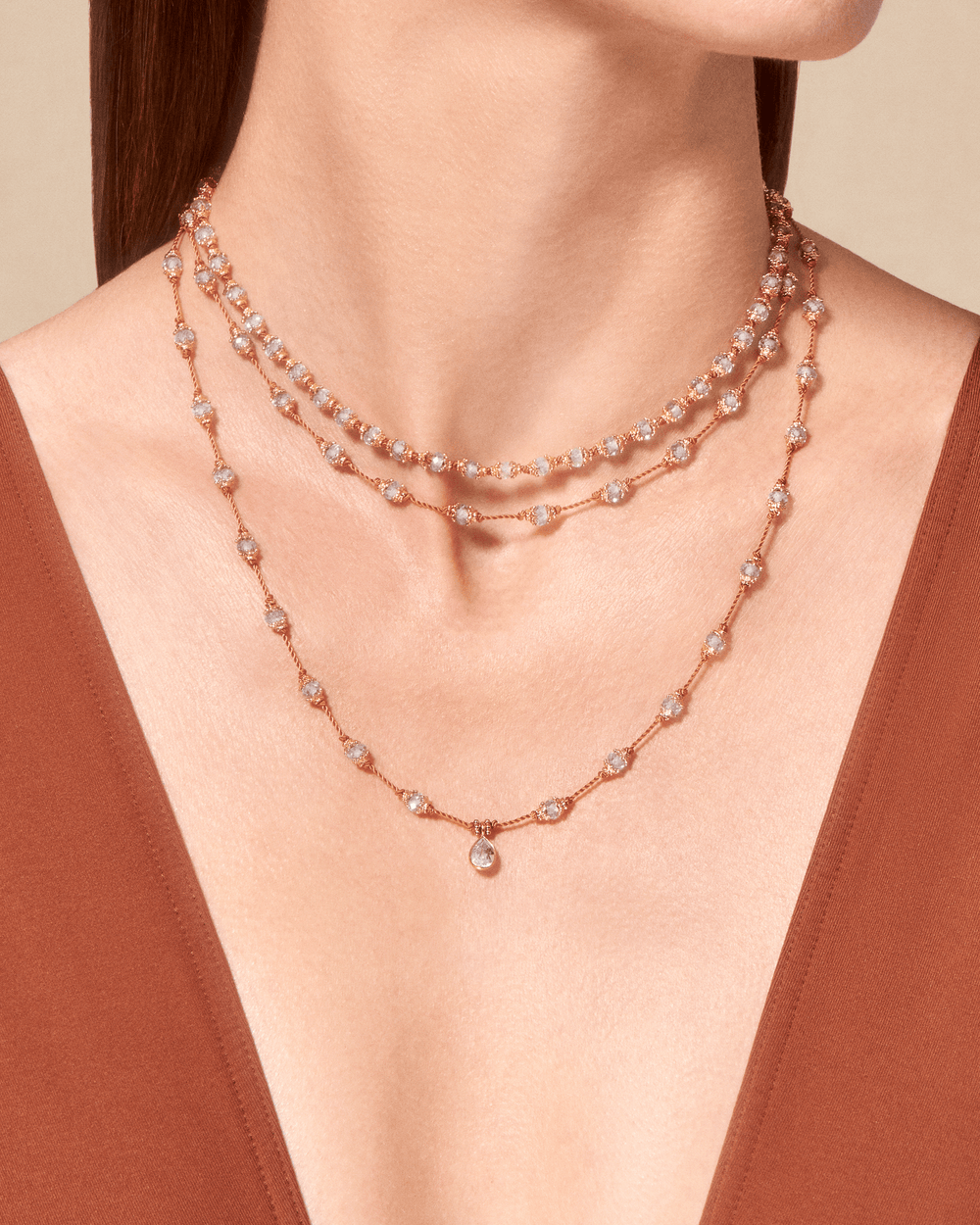 Collier Kamilah Aigue Marine - TITYARAVY
