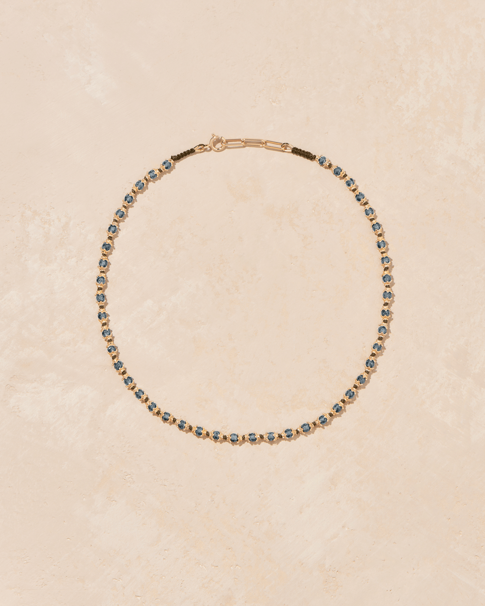 Collier Kamilah Aigue Marine Santa Maria - TITYARAVY