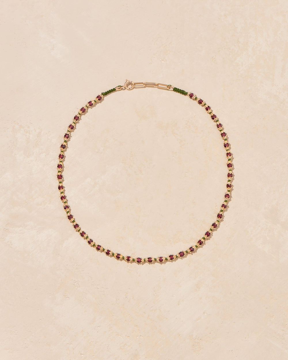 Kamilah Garnet necklace - TITYARAVY