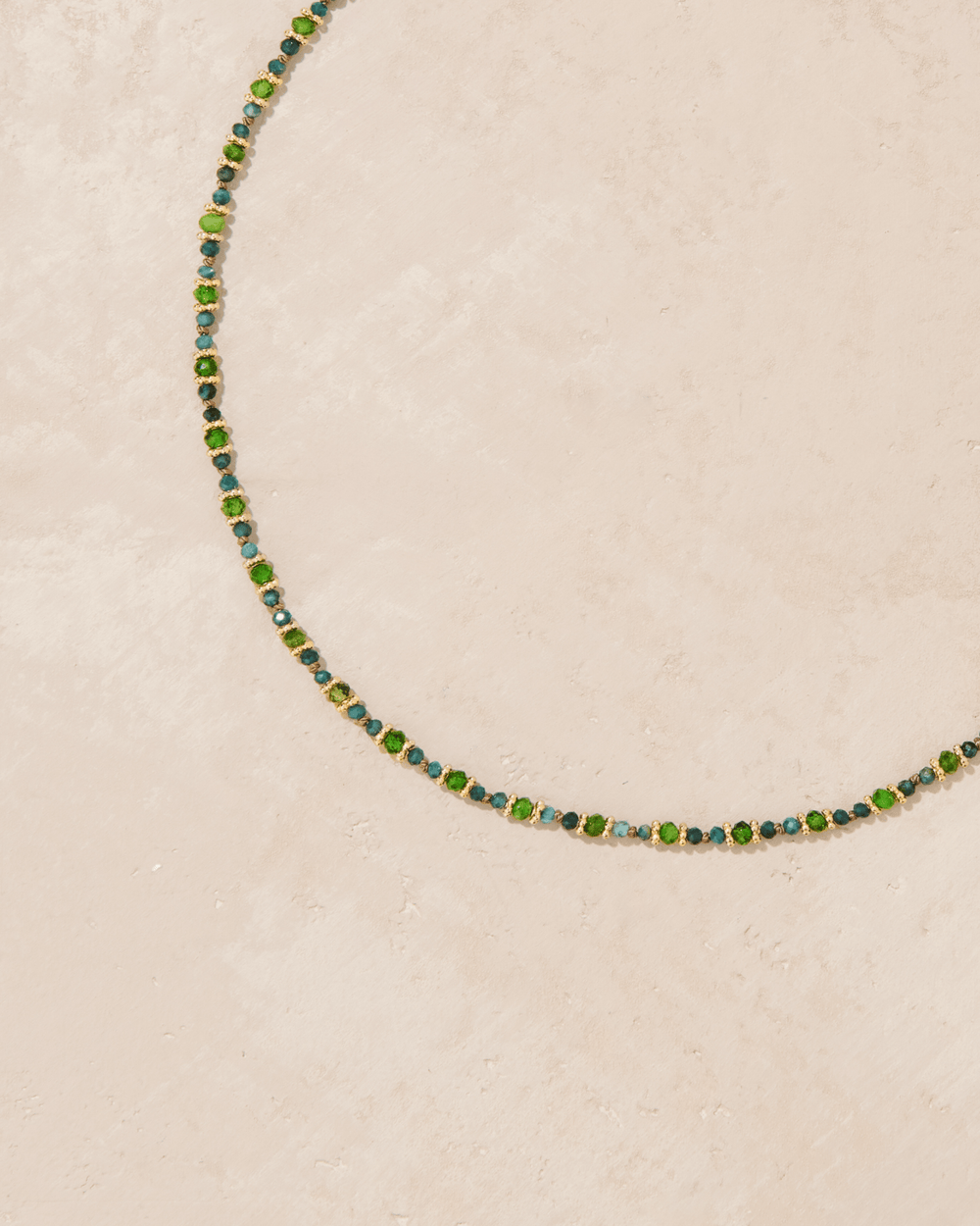 Collier Kravat Grandidierite & Diopside - TITYARAVY