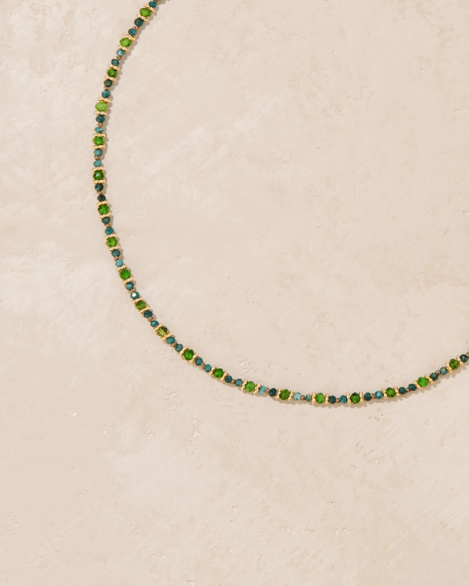 Collier Kravat Grandidierite & Diopside - TITYARAVY