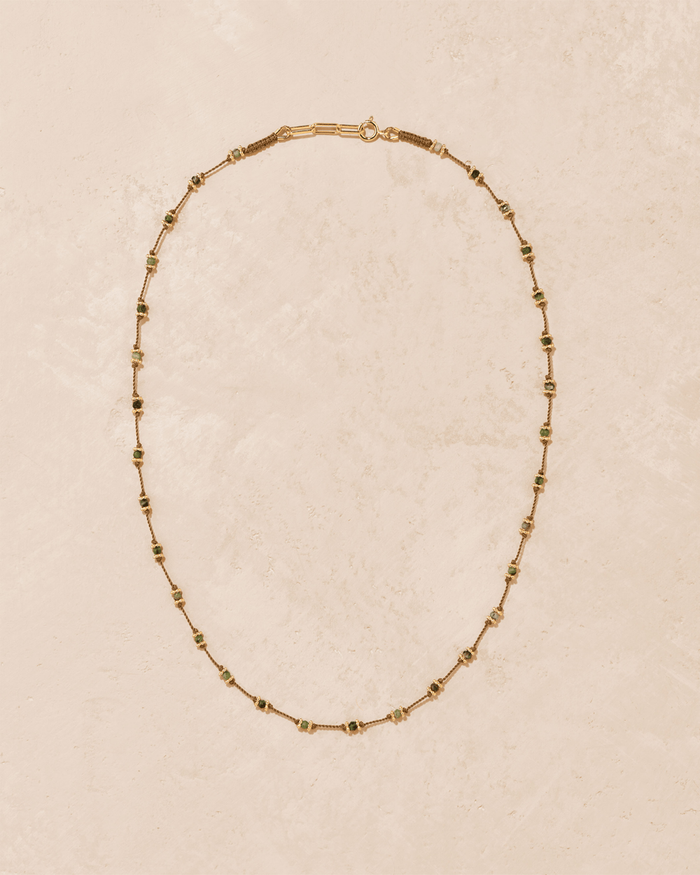 Collier Lotus Beige Zoïsite - TITYARAVY