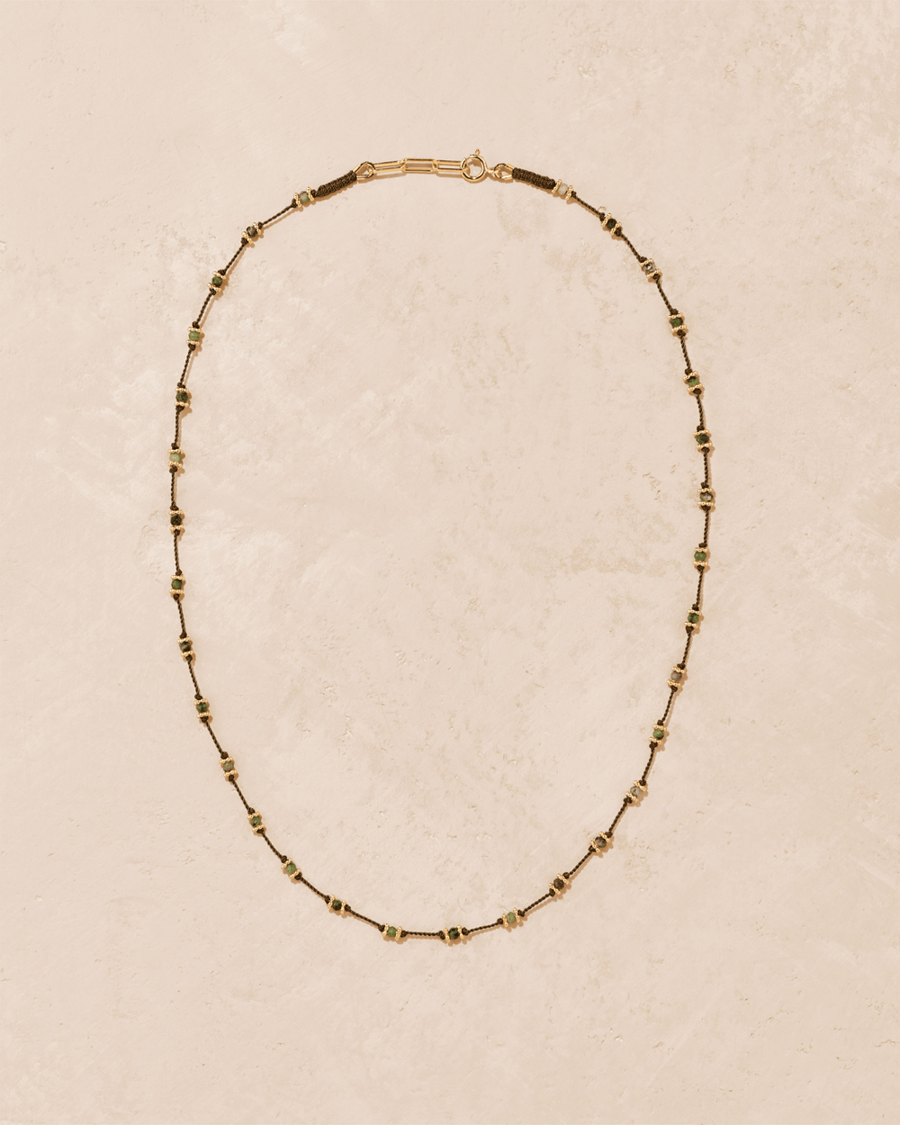 Collier Lotus Marron Zoïsite - TITYARAVY