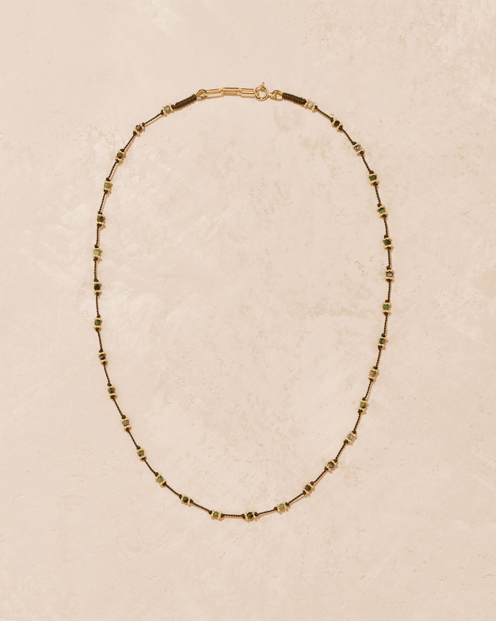 Collier Lotus Marron Zoïsite - TITYARAVY