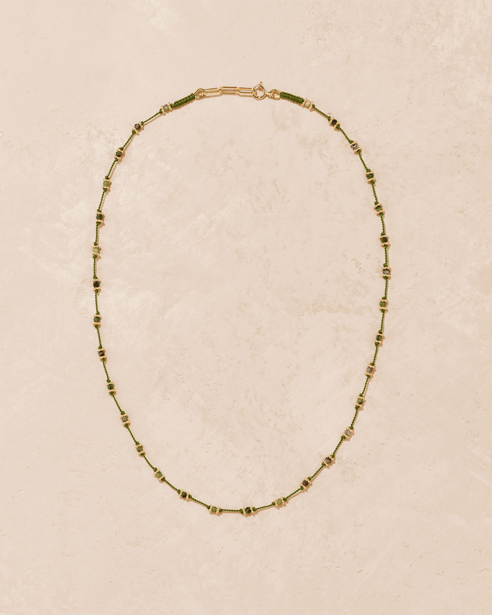 Collier Lotus Vert Zoïsite - TITYARAVY