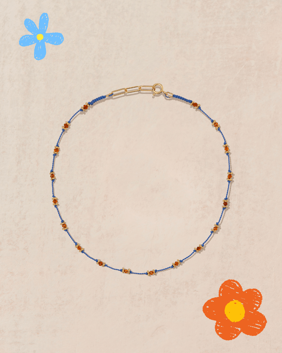 Collier MiniLo Bleu - TITYARAVY