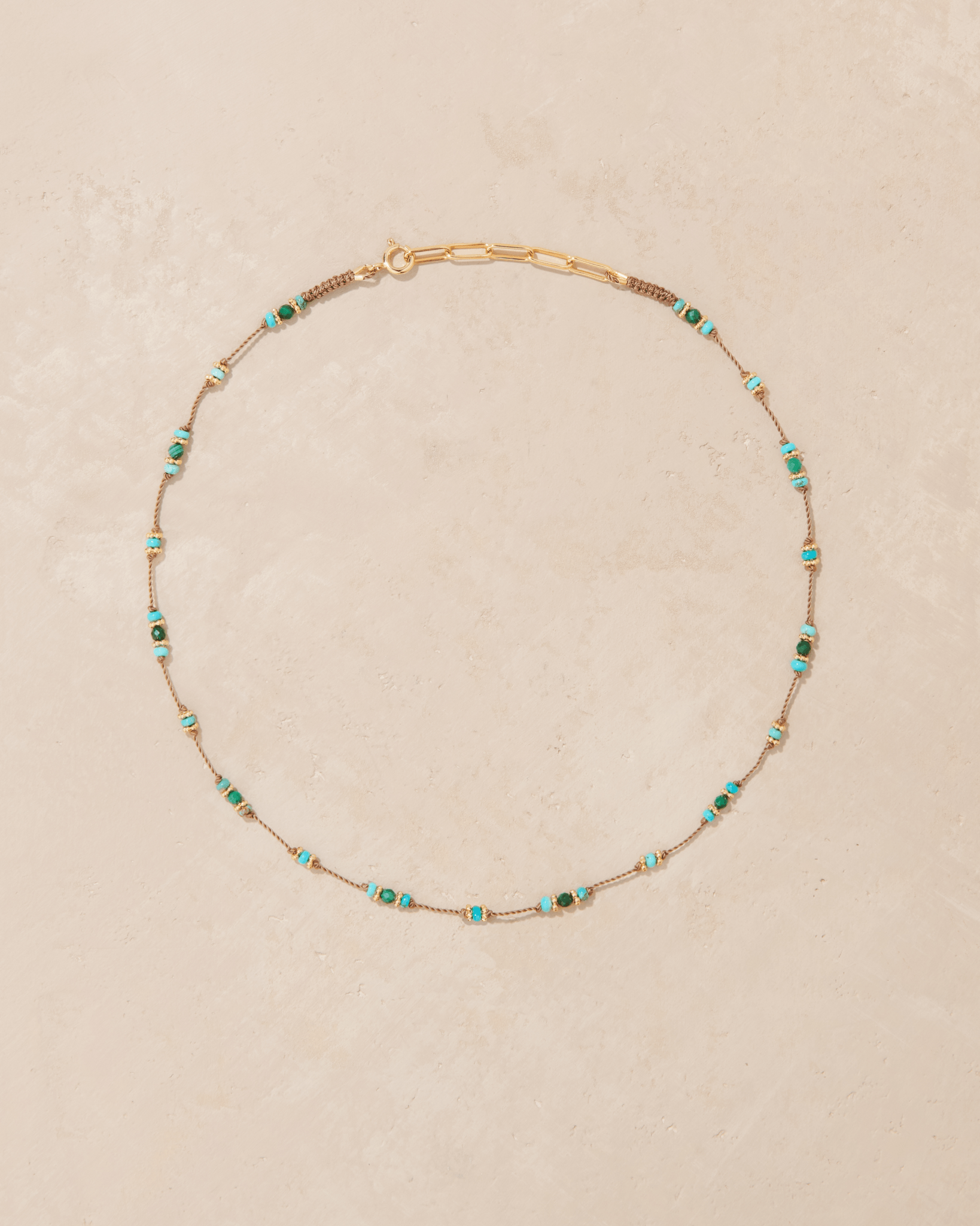 Collier Padma Malachite Turquoise - TITYARAVY