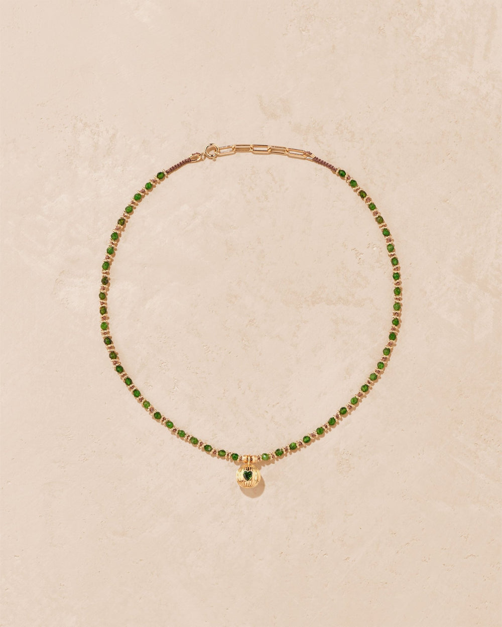 Collier Prema K diopside - TITYARAVY