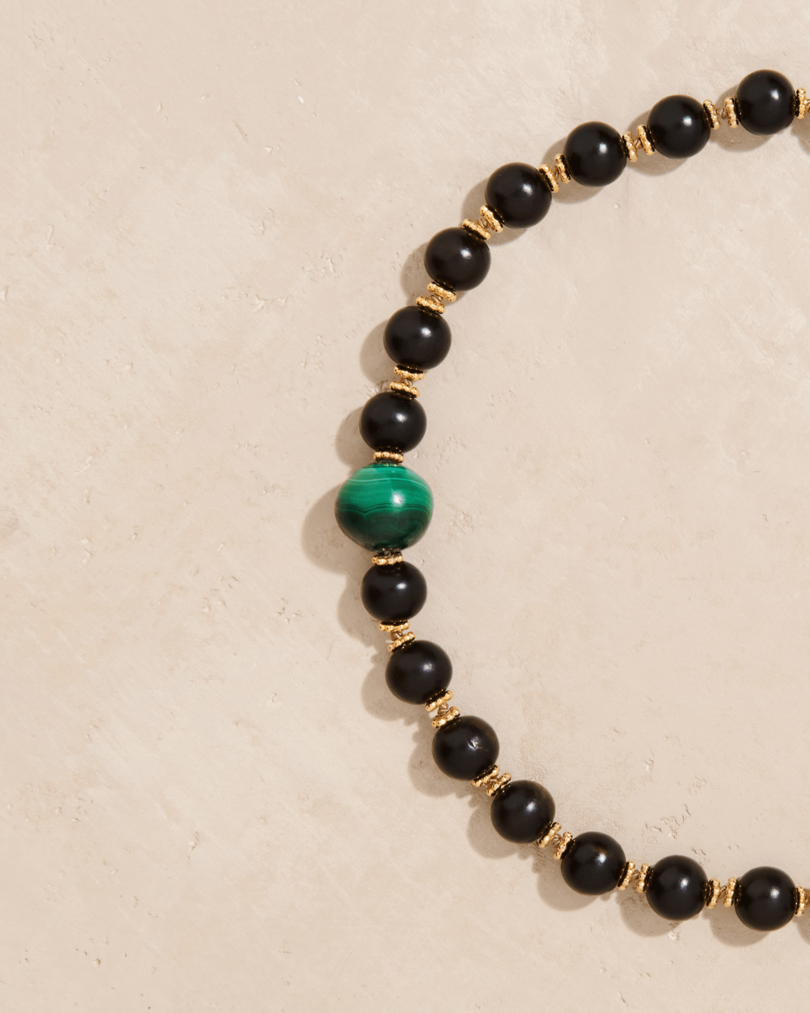 Collier Samhita Bois Malachite - TITYARAVY