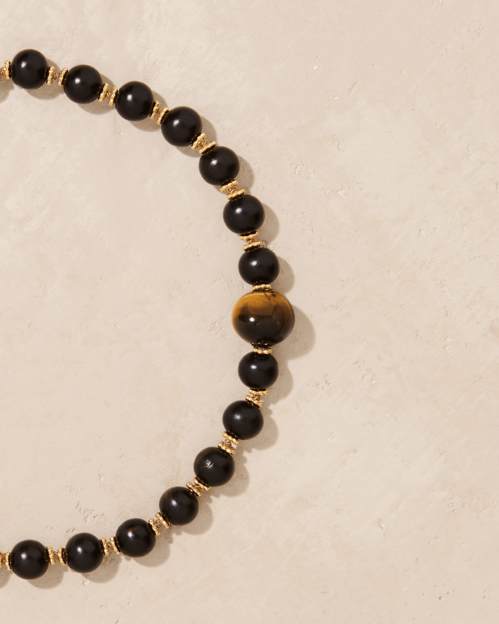 Collier Samhita Bois & Oeil de Tigre - TITYARAVY