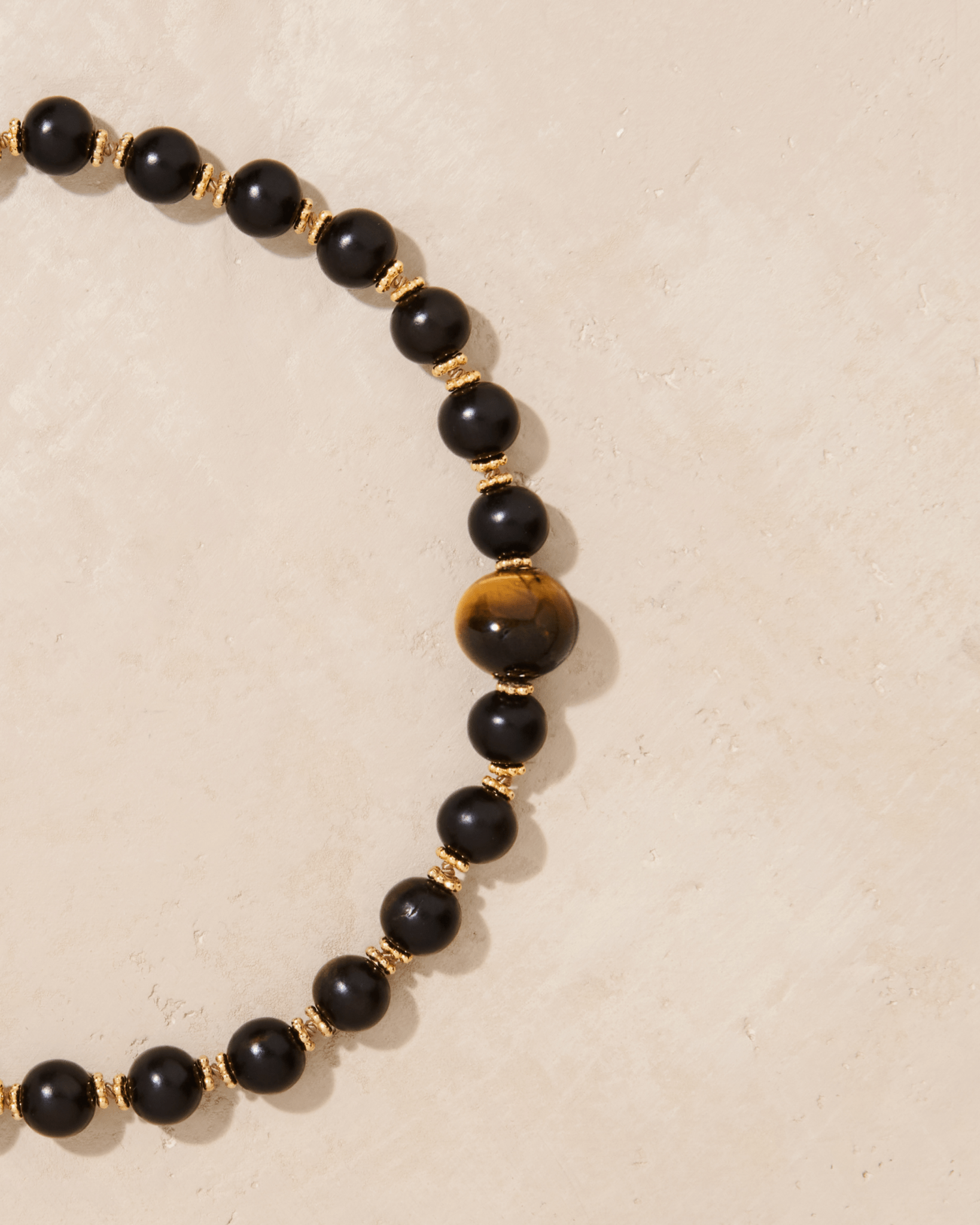 Collier Samhita Bois & Oeil de Tigre - TITYARAVY