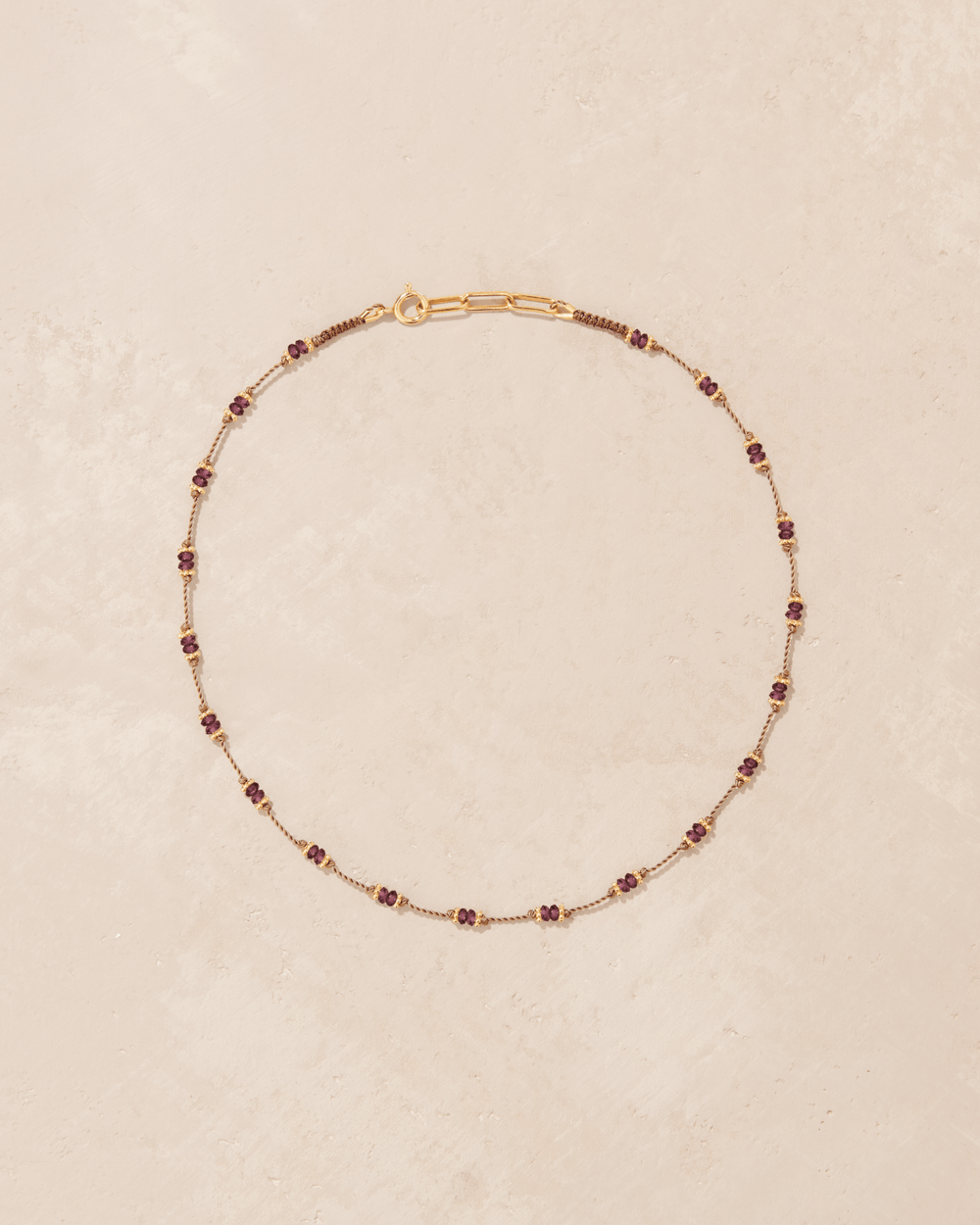 Collier Tiare Rhodolite - TITYARAVY