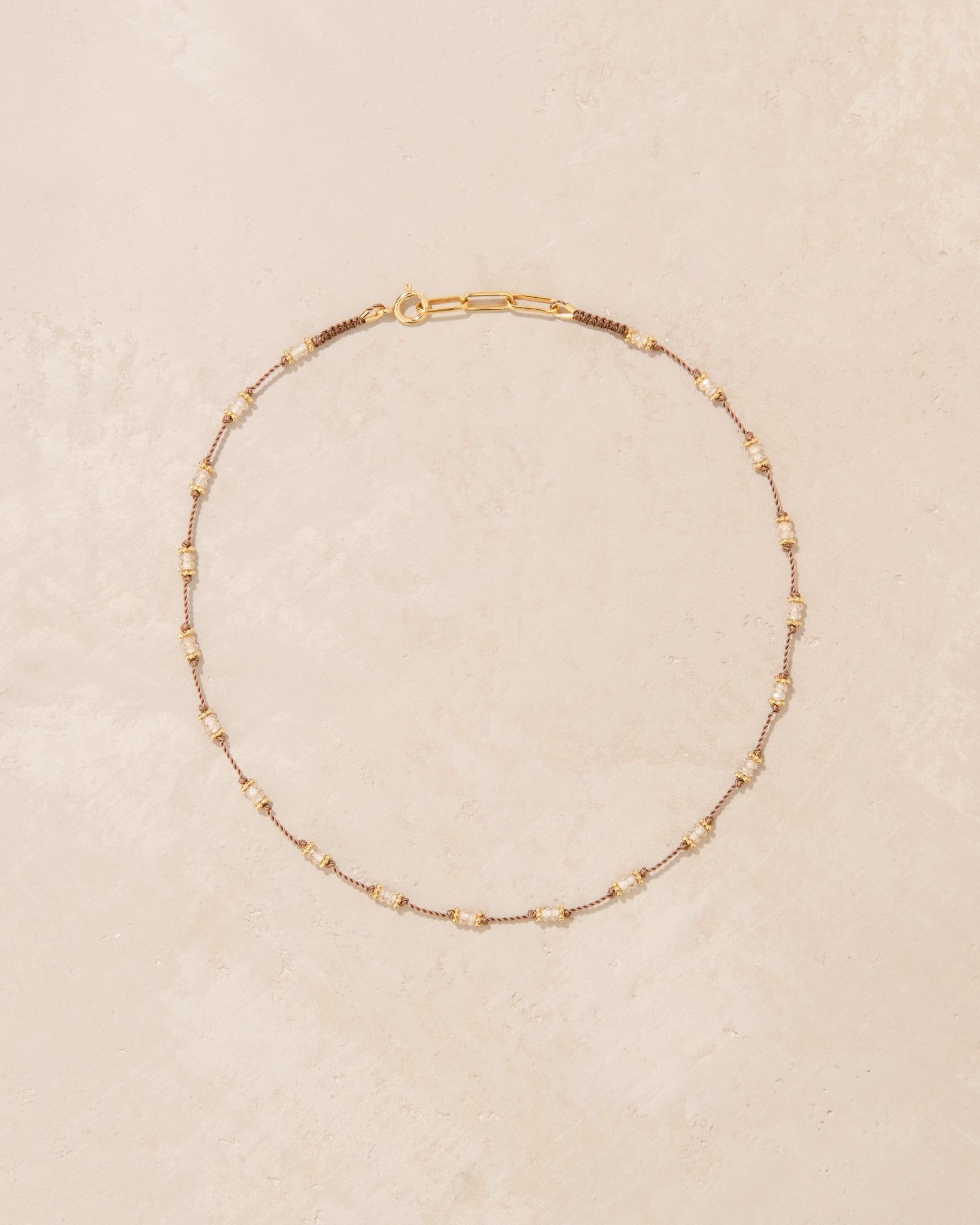 Collier Tiare Zircons Naturels - TITYARAVY