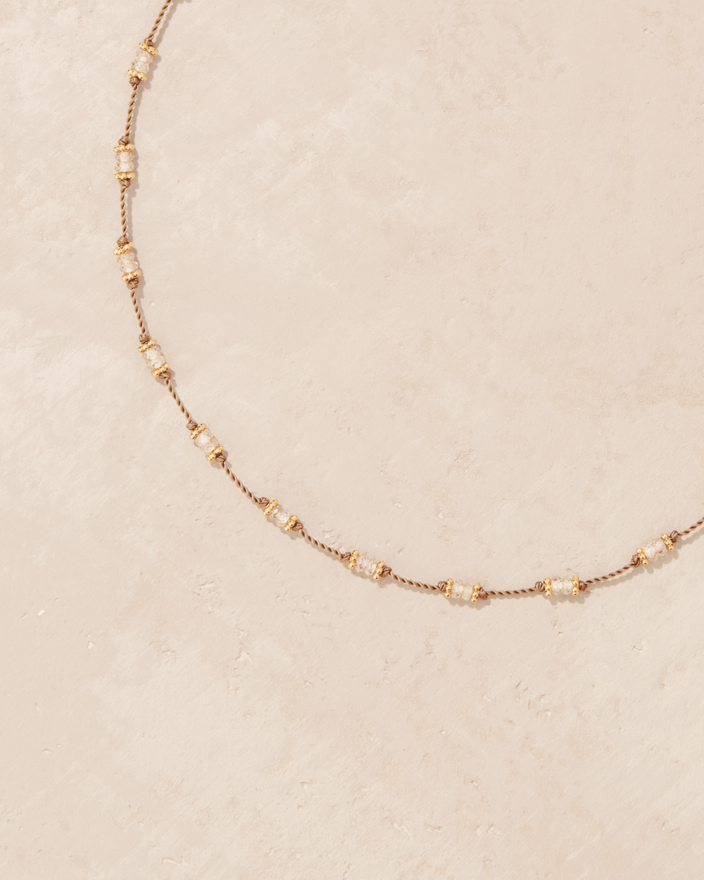 Collier Tiare Zircons Naturels - TITYARAVY