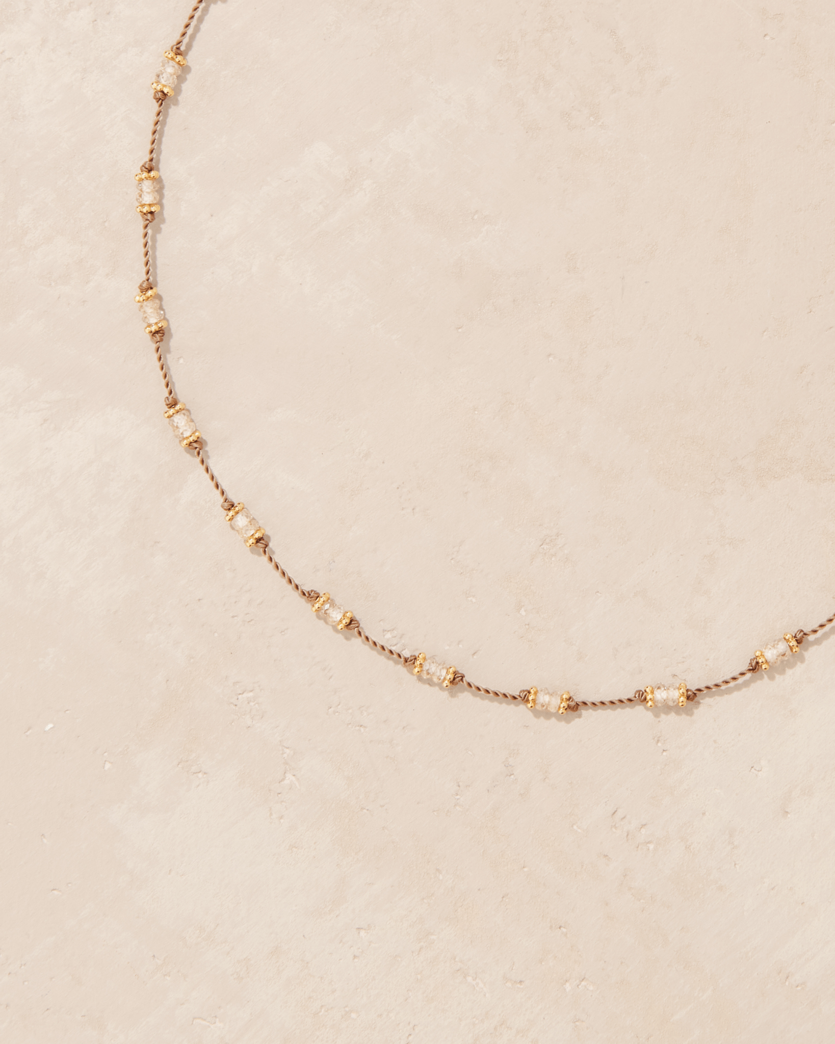 Collier Tiare Zircons Naturels - TITYARAVY