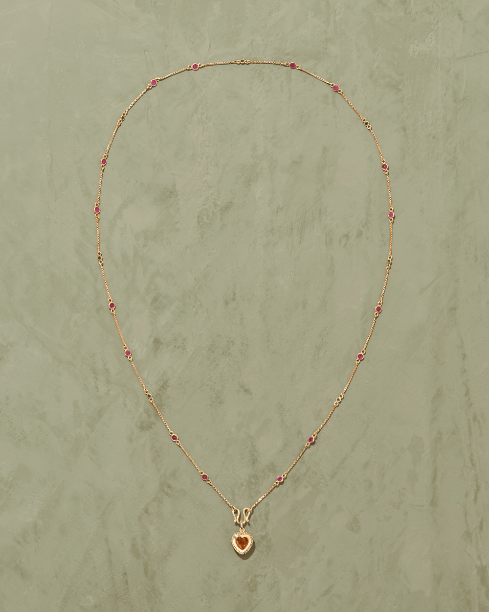Gini maderia citrine chain necklace - TITYARAVY