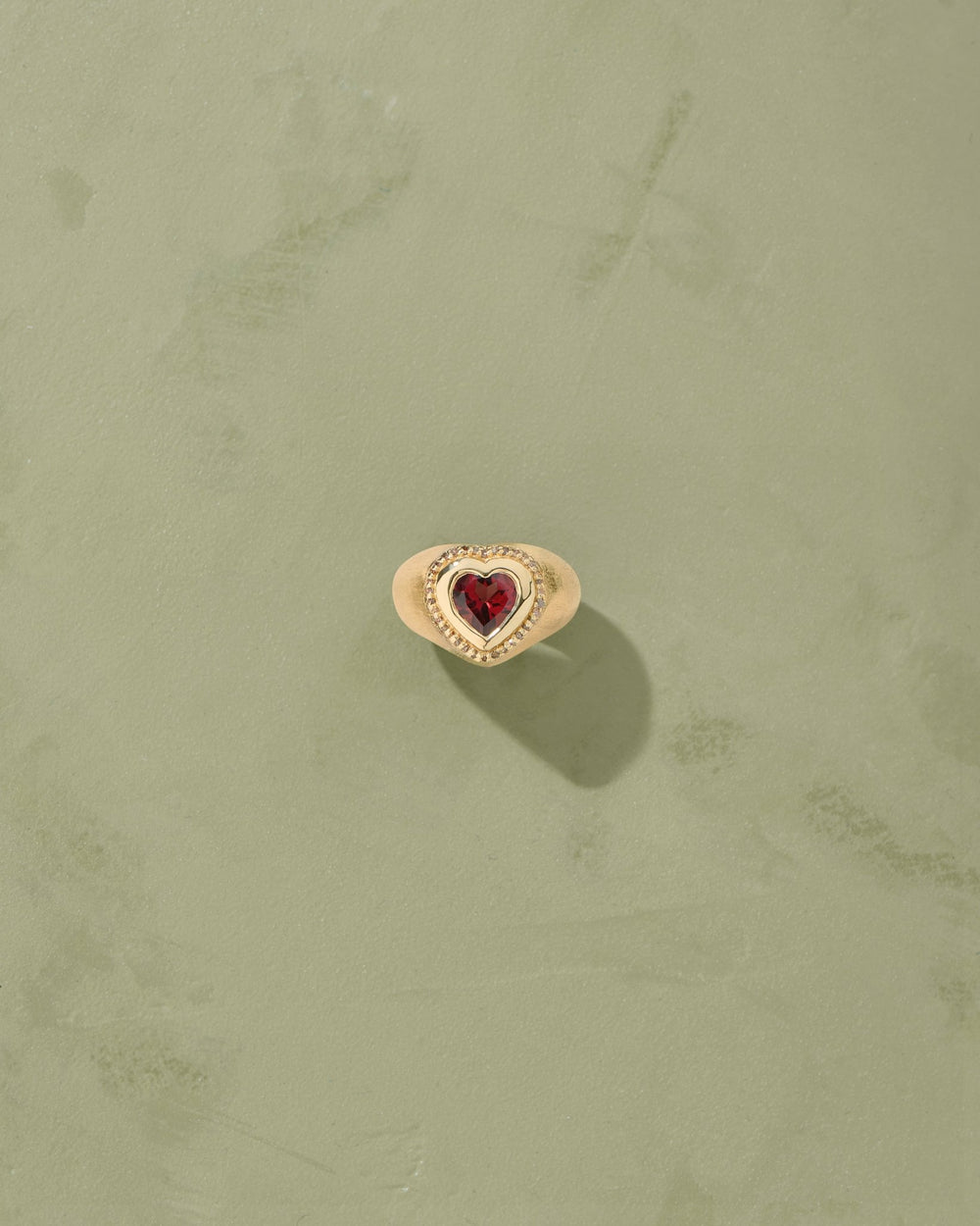 Bague Gini Grenat - TITYARAVY