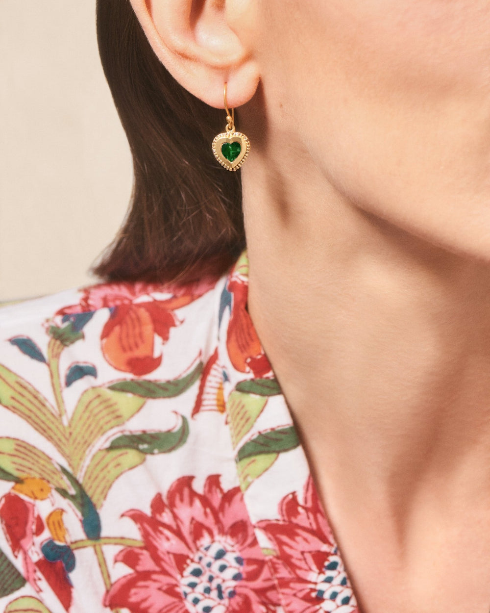 Boucle d'oreille Gini Diopside - TITYARAVY