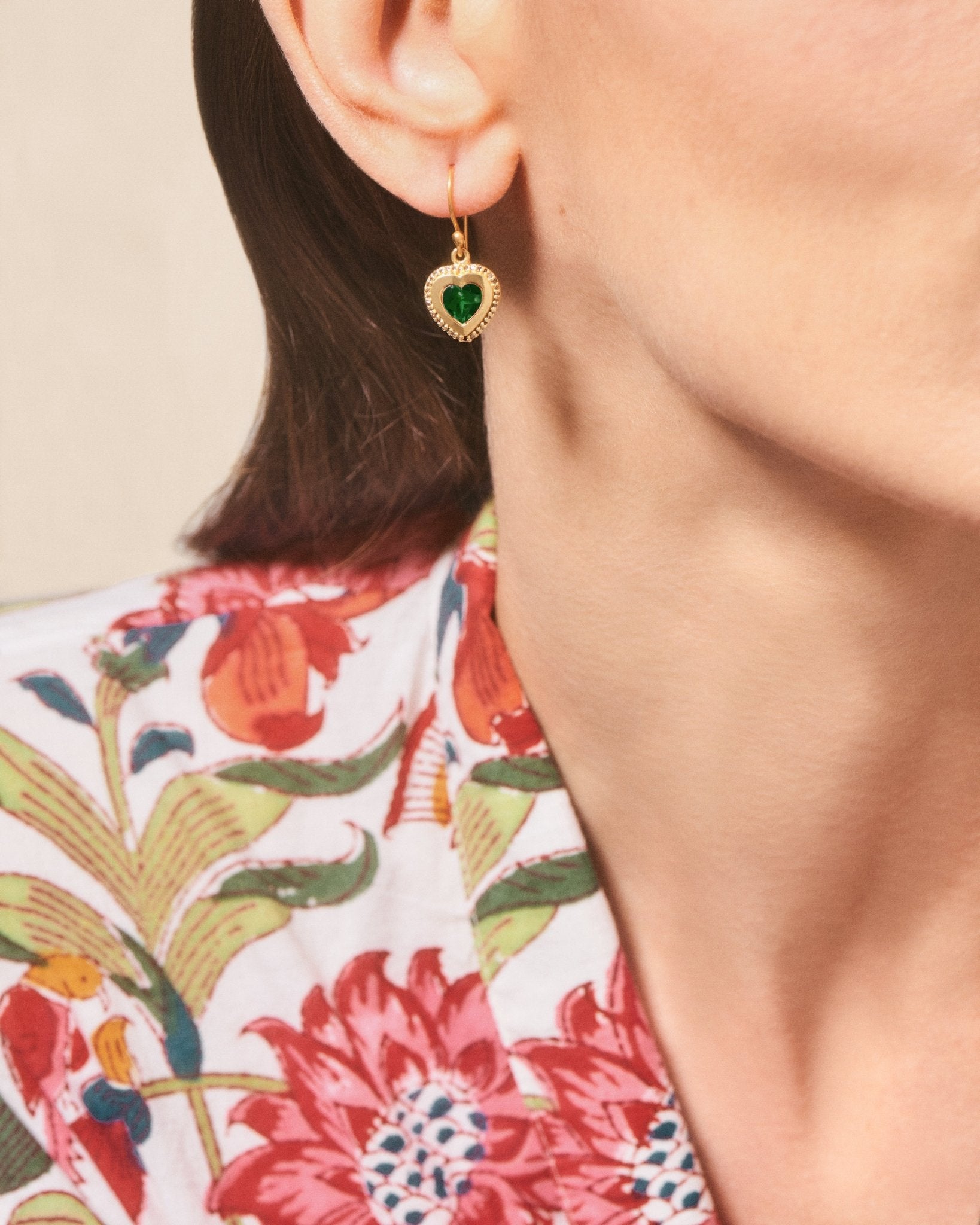 Boucle d'oreille Gini Diopside - TITYARAVY